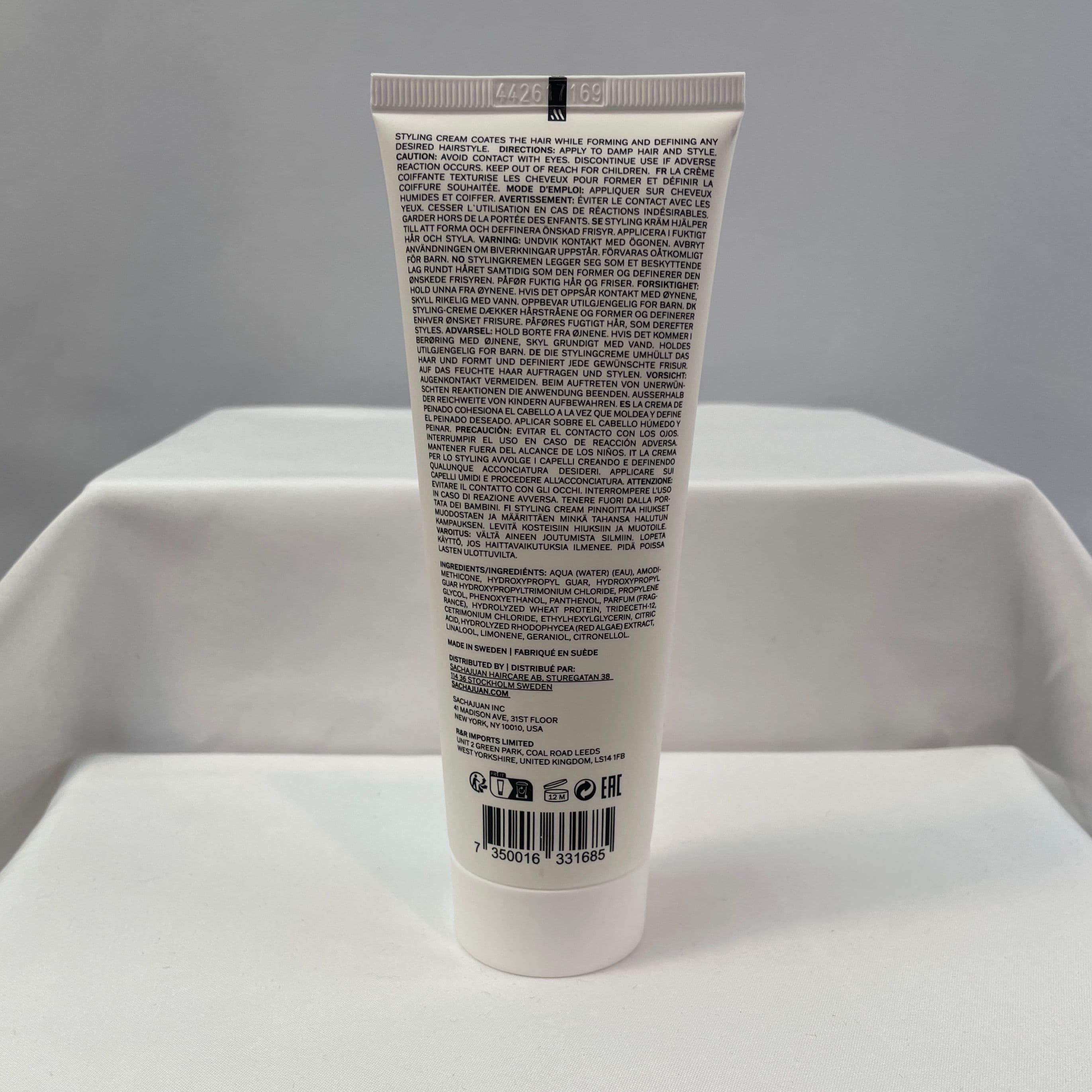 CLEARANCE Sachajuan Styling Cream With Panthenol And Ocean Silk Technology - Thumbnail 2