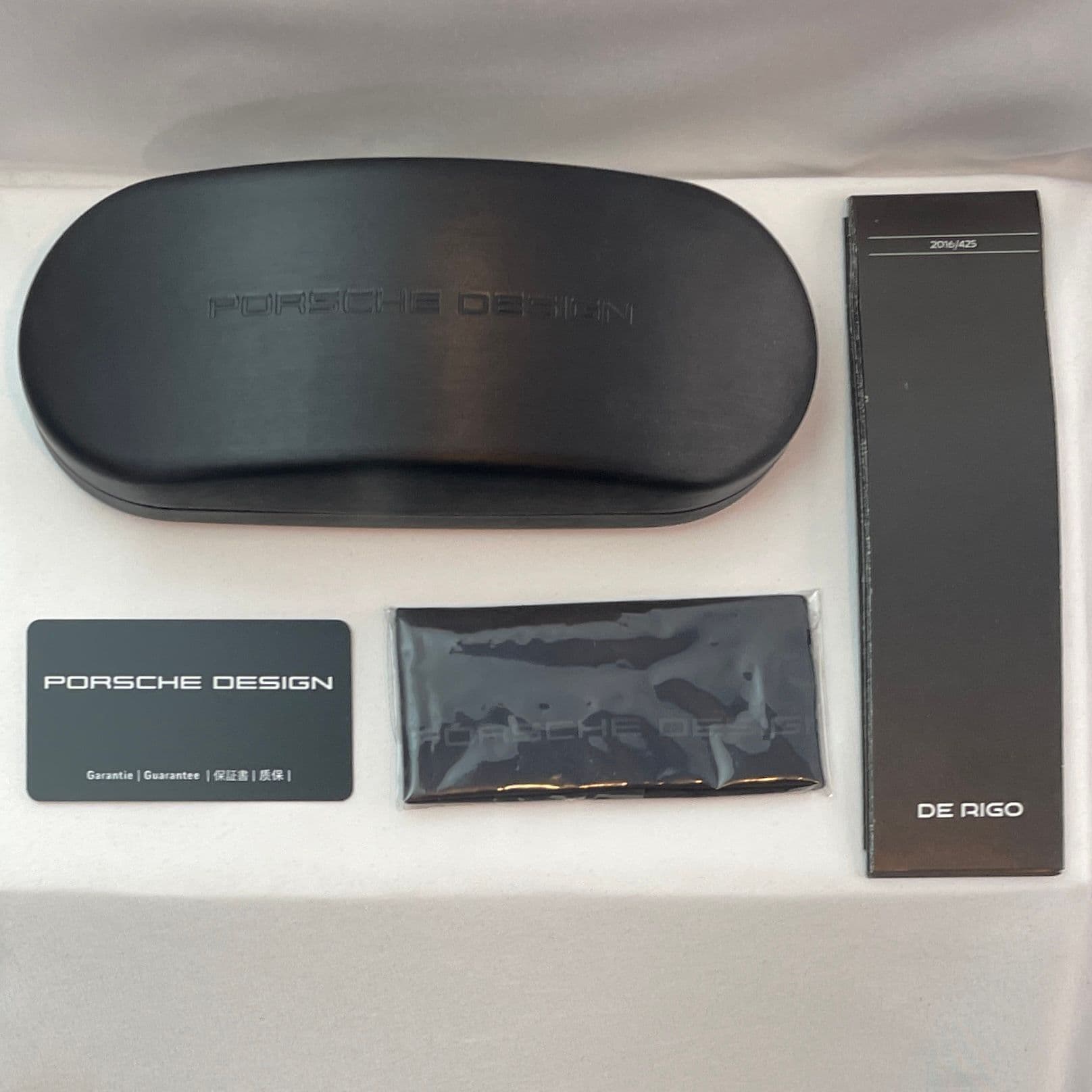 Porsche Design Black Square Performance Sunglasses with Dark Gray Polarized Lenses - Thumbnail 8