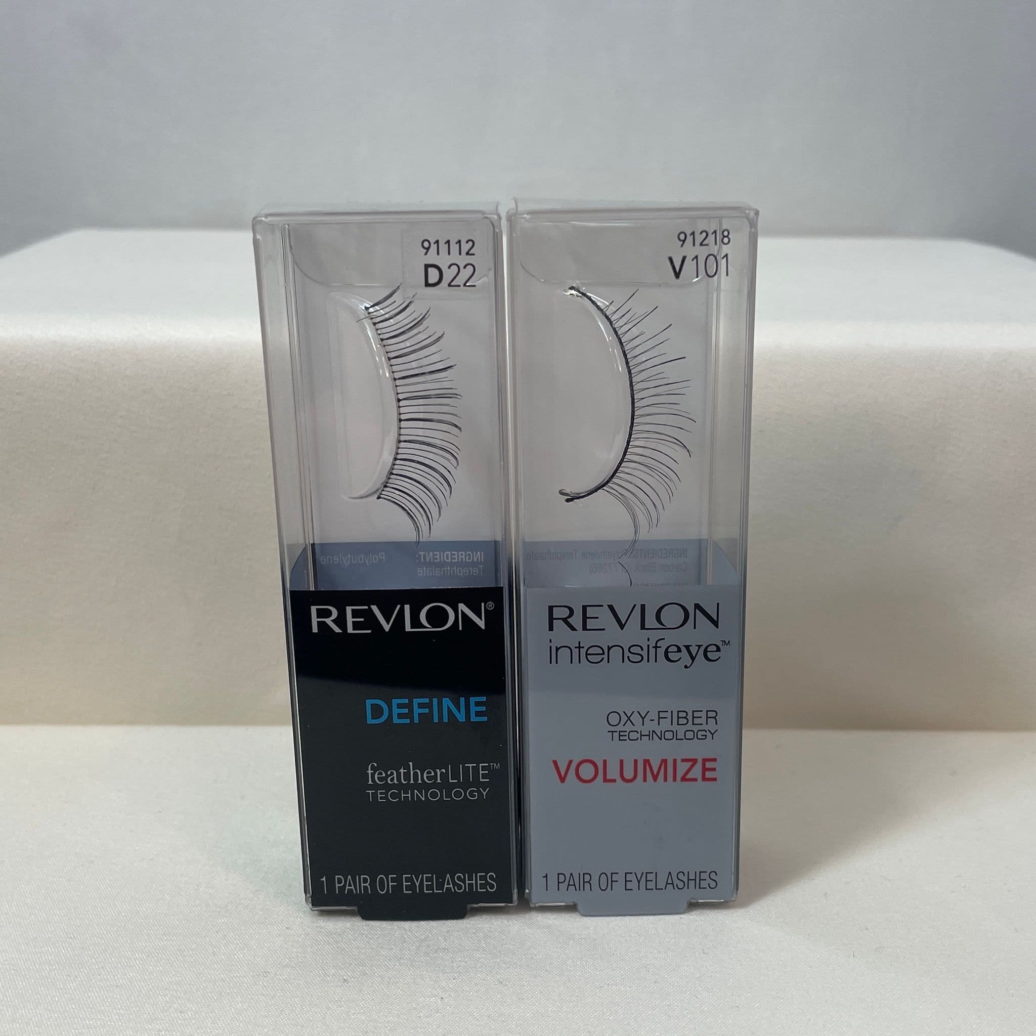 Revlon False Eyelashes Bundle — Define D22 + Intensifeye Volumize V101