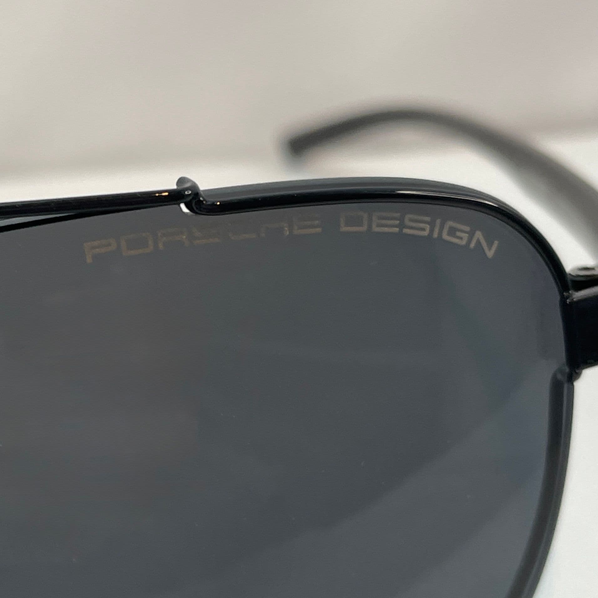 Porsche Design Black Square Performance Sunglasses with Dark Gray Polarized Lenses - Thumbnail 6