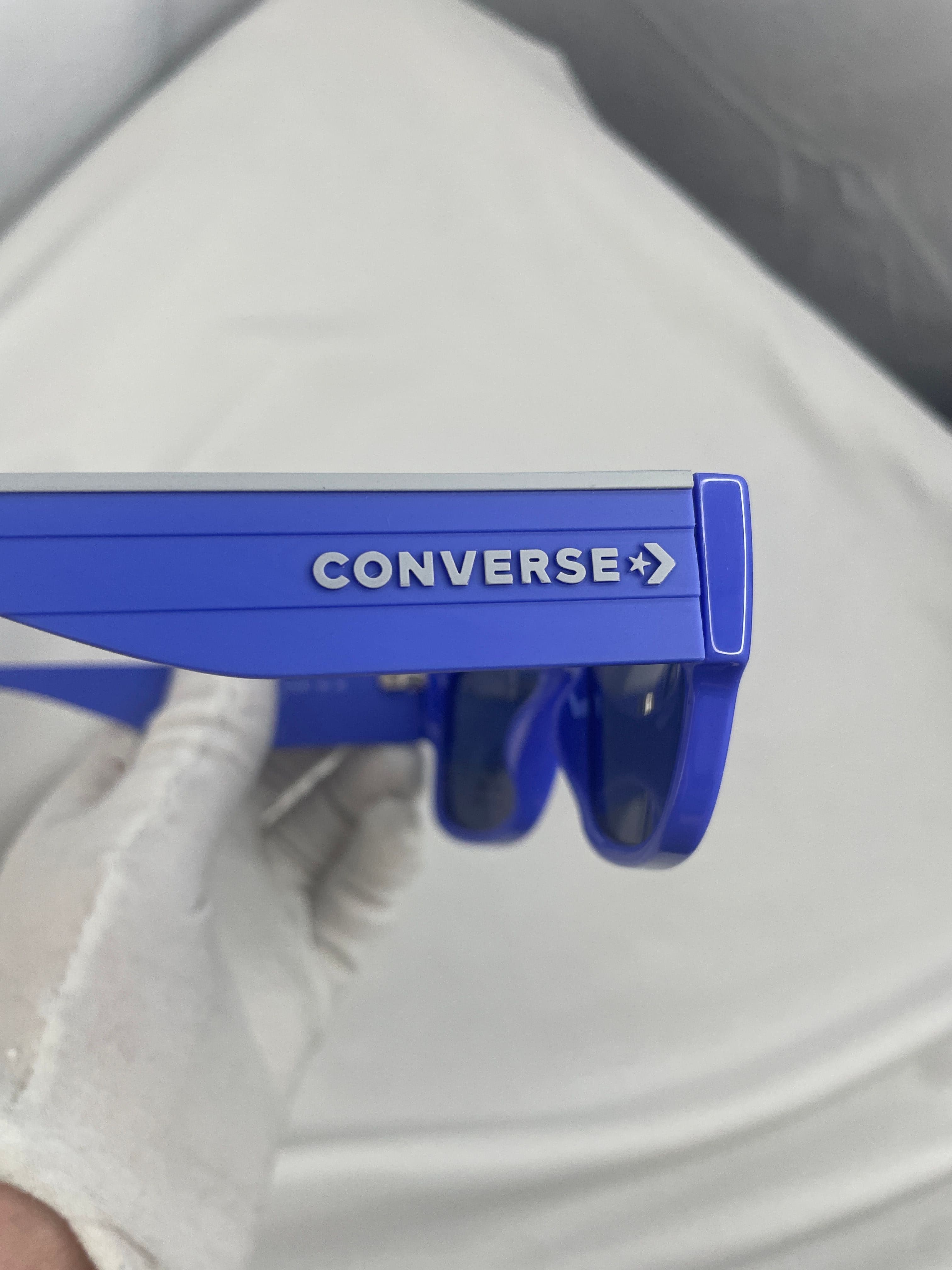 Converse Blue Square “Flame” Sunglasses with Gray Lenses and Matte Finish - Thumbnail 8