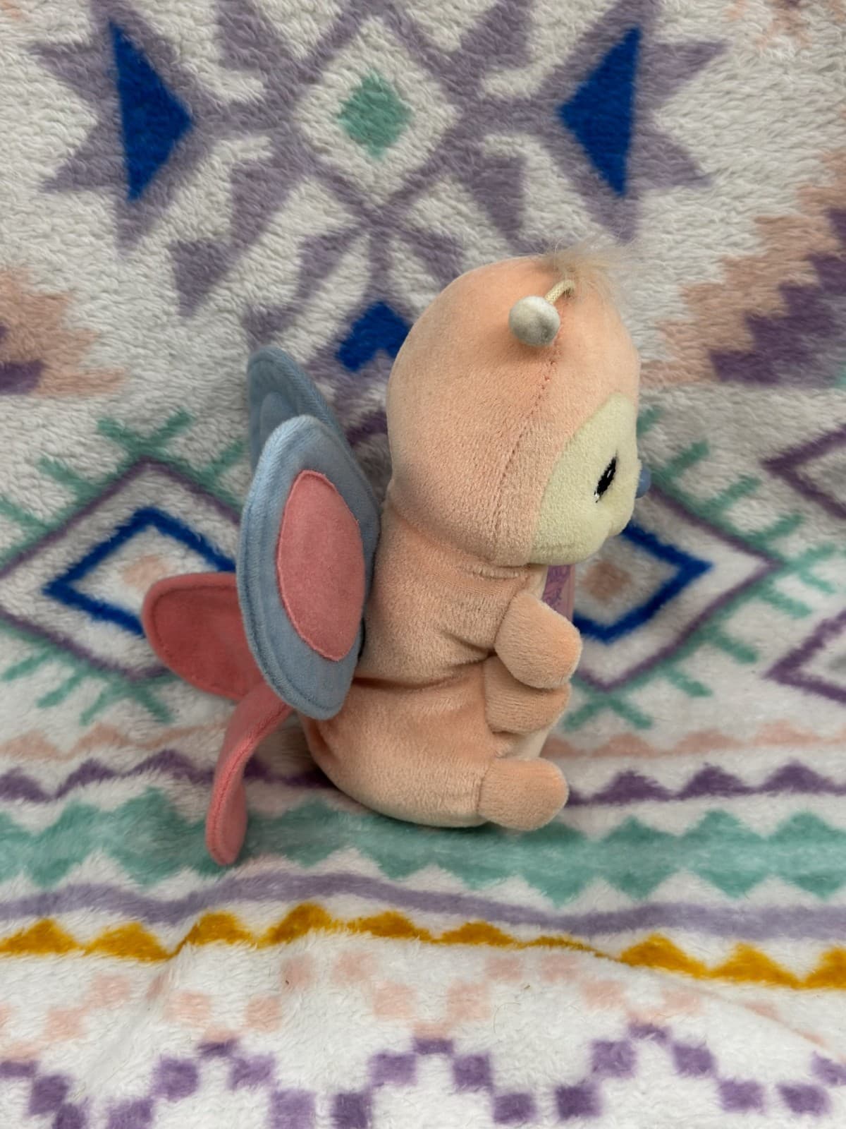 PRECIOUS MOMENTS Tender Tails ENESCO Stuffed Animal BUTTERFLY 1998 Plush Toy - Thumbnail 3