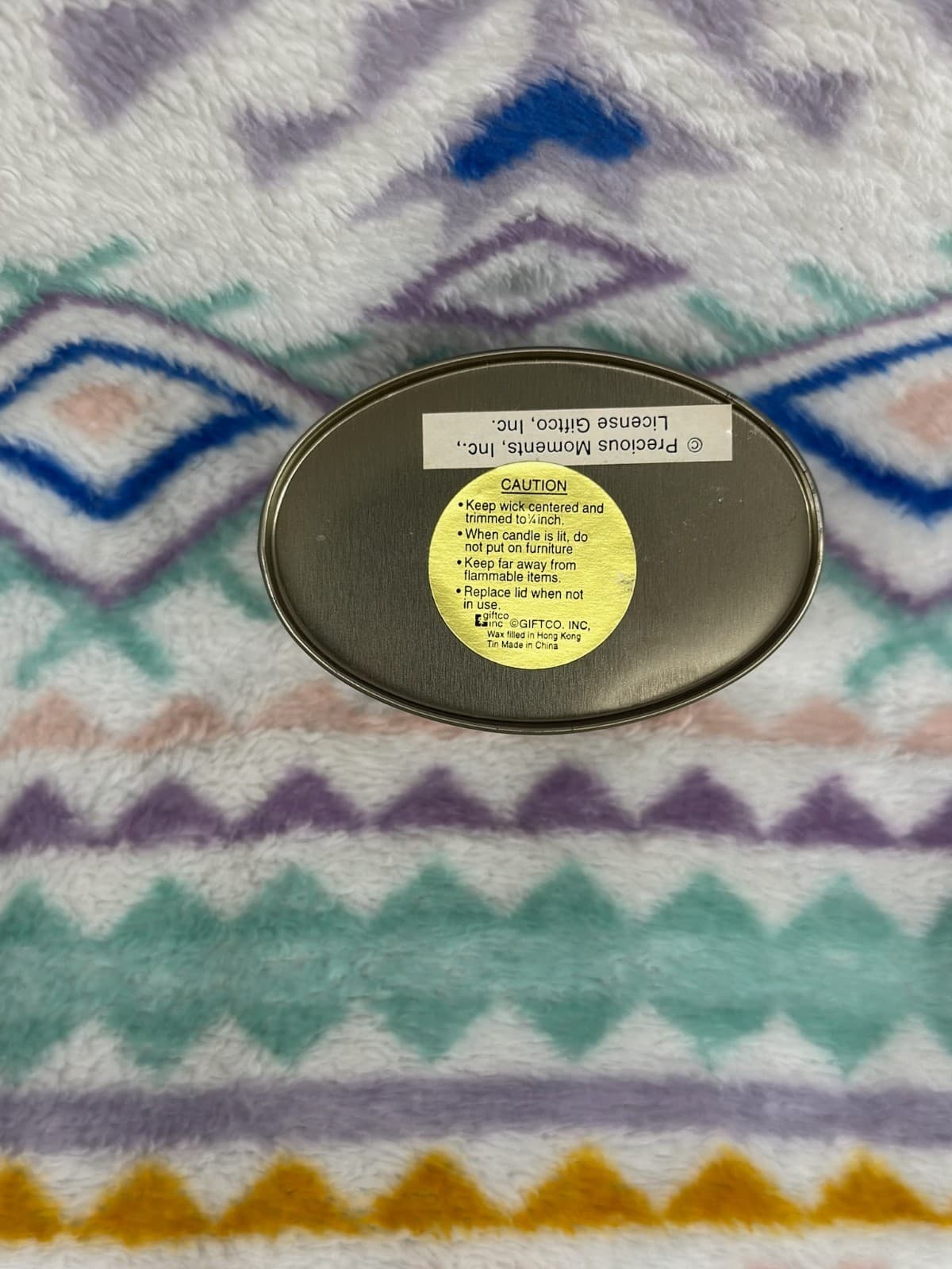 Vintage Precious Moments 1998 God Is Love Oval Candle - Thumbnail 6