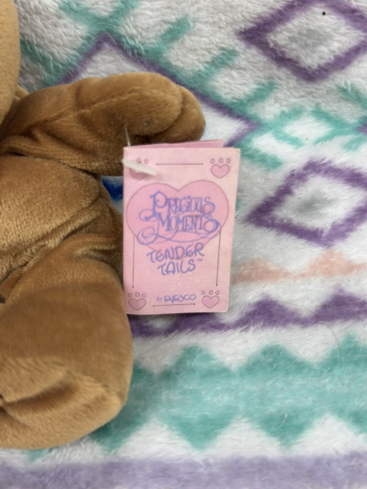Vintage 1997 Precious Moments Tender Tails Teddy Bear Plush Enesco 358274 NWT - Thumbnail 5