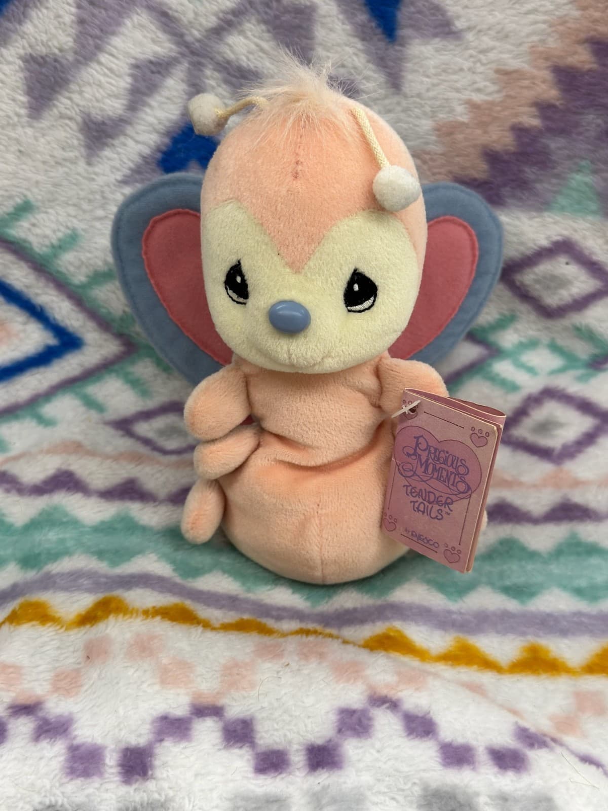 PRECIOUS MOMENTS Tender Tails ENESCO Stuffed Animal BUTTERFLY 1998 Plush Toy - Thumbnail 7