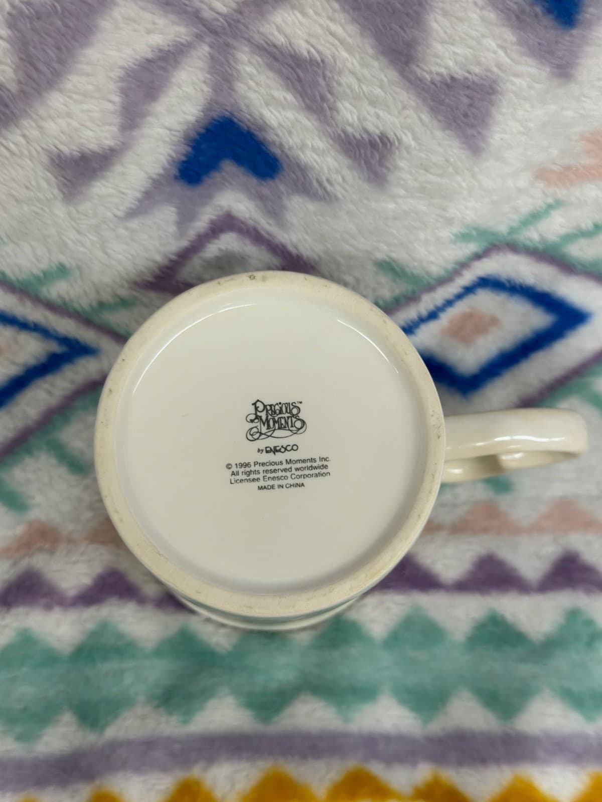 Precious Moments Coffee Tea Cup Mug You Have Touched So Many Hearts Enesco 1996 - Thumbnail 6