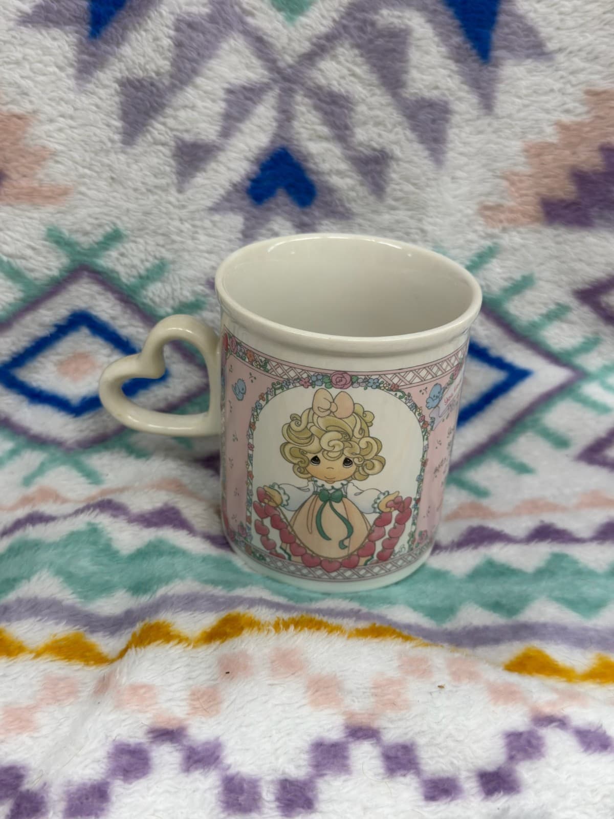 Precious Moments Coffee Tea Cup Mug You Have Touched So Many Hearts Enesco 1996 - Thumbnail 3