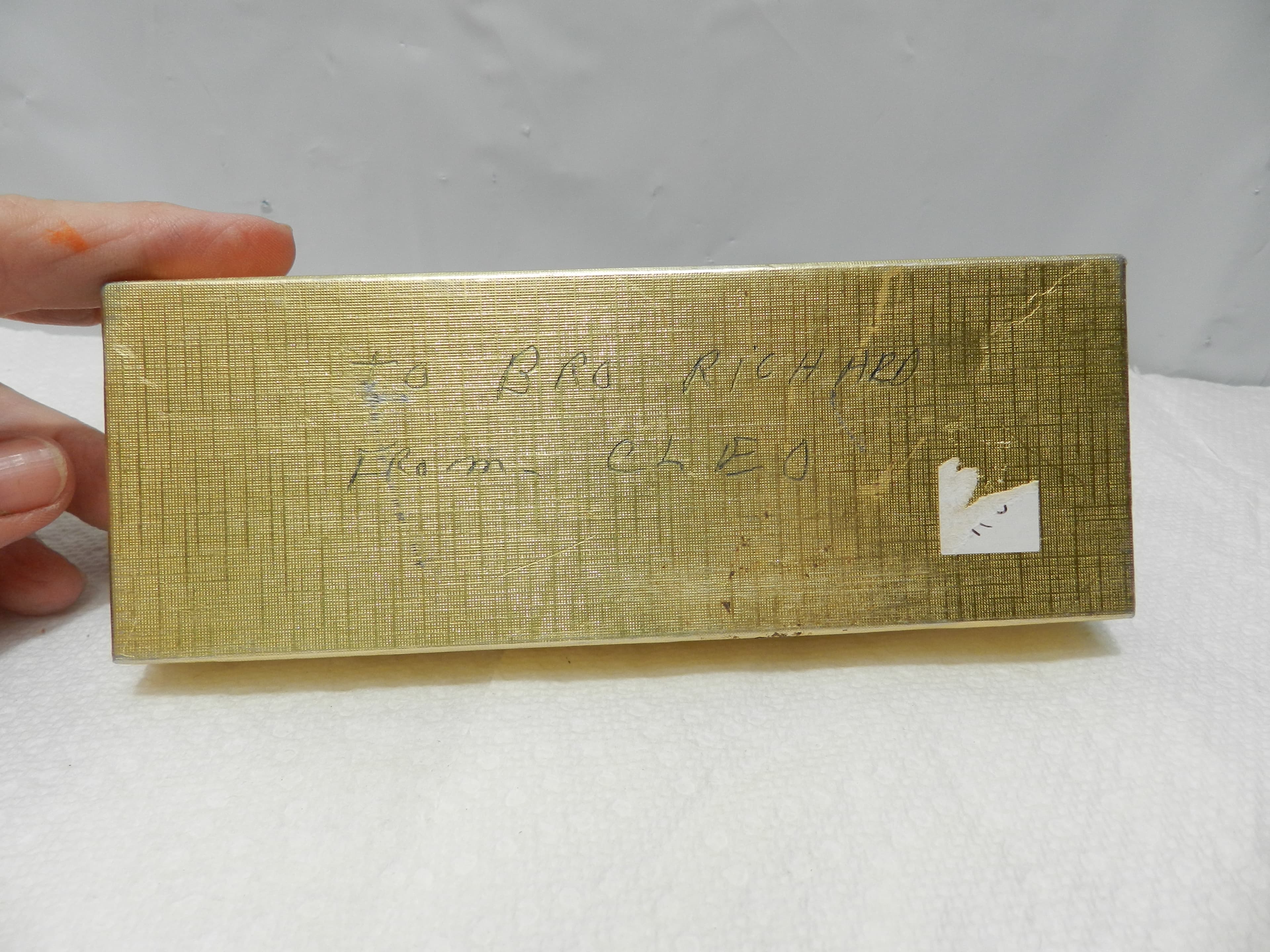 Vintage Classic Slim-Profile Executive Gold Tone Pencil & Ink Pen Set (O4S) - Thumbnail 8