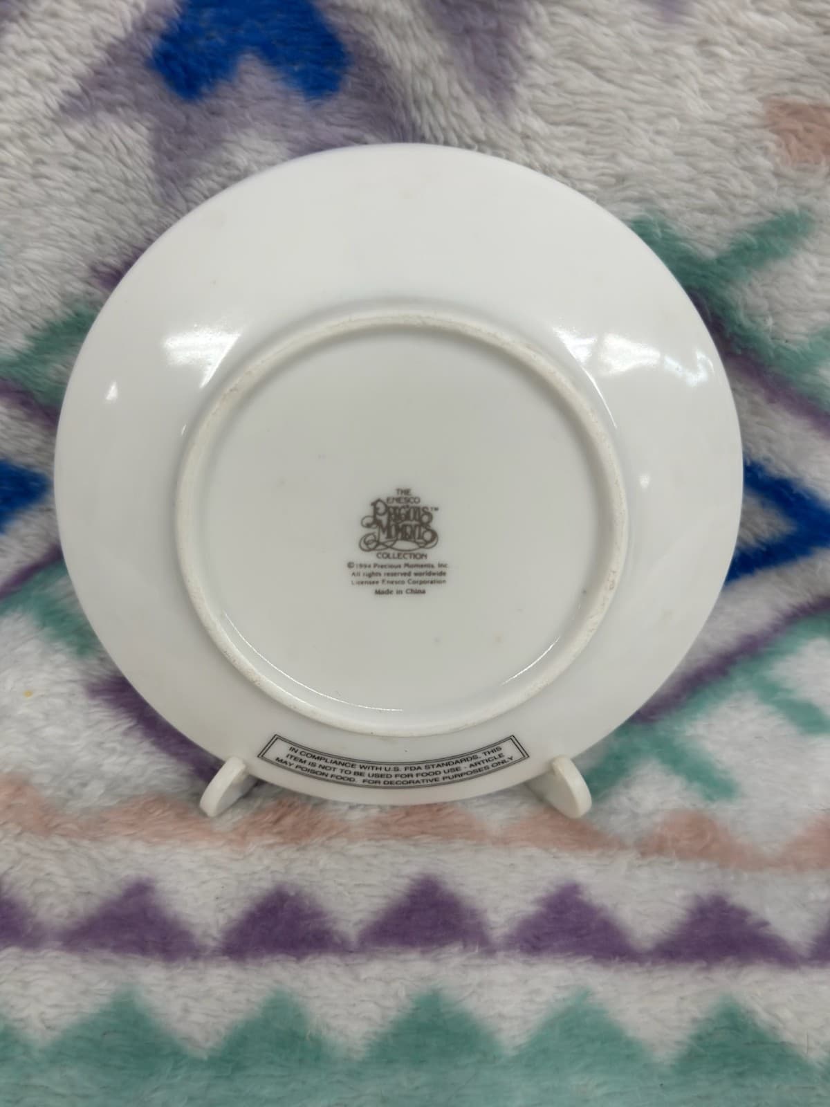 Set of 3 Vintage 1992 Precious Moments Mini Collector Plates - Thumbnail 5