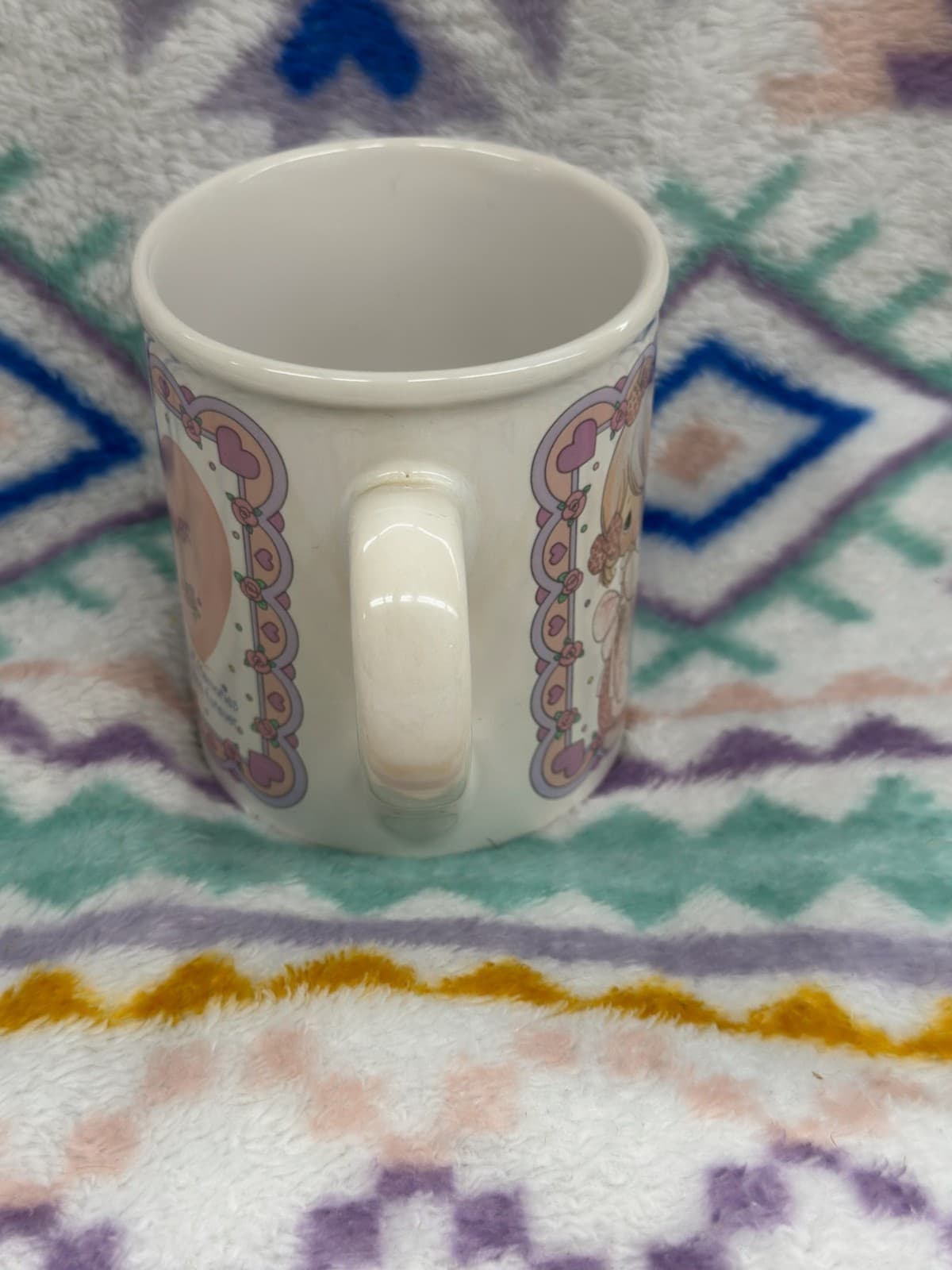 Precious Moments "Sister" Mug Enesco 8 fl oz Floral Cottagecore Coffee Tea Cup - Thumbnail 5