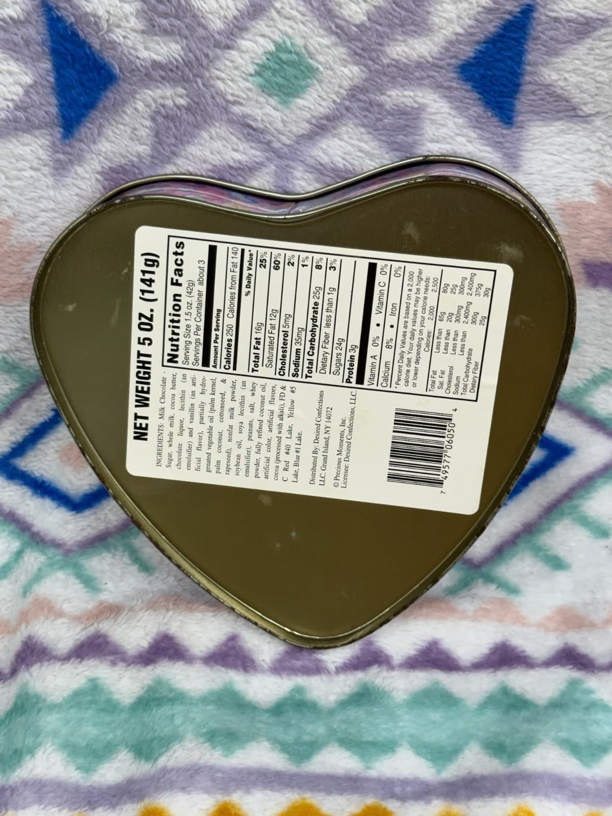Precious Moments Heart-Shaped Metal Tin - Thumbnail 3