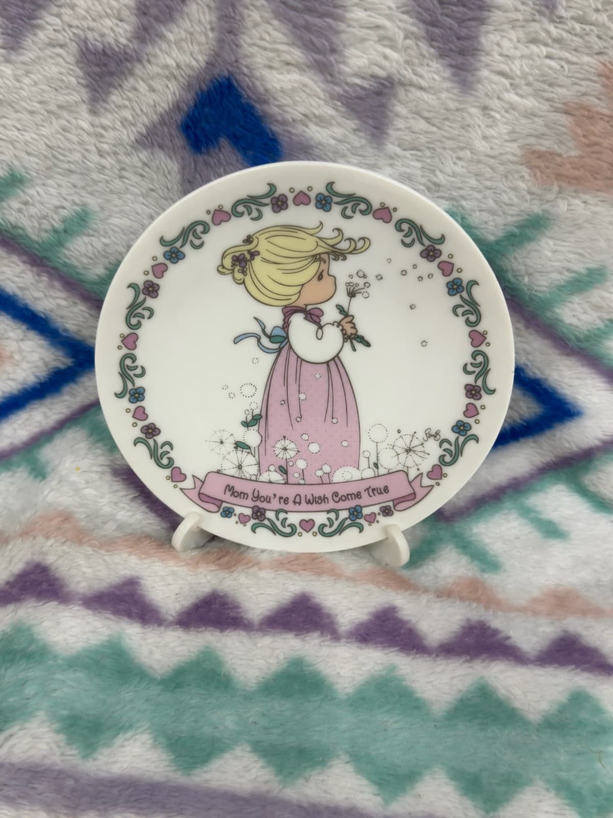 Set of 3 Vintage 1992 Precious Moments Mini Collector Plates - Thumbnail 4