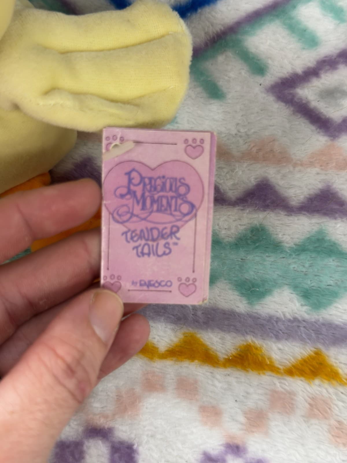 Precious Moments Vintage Tender Tails Duck Plush 1998 - Thumbnail 5