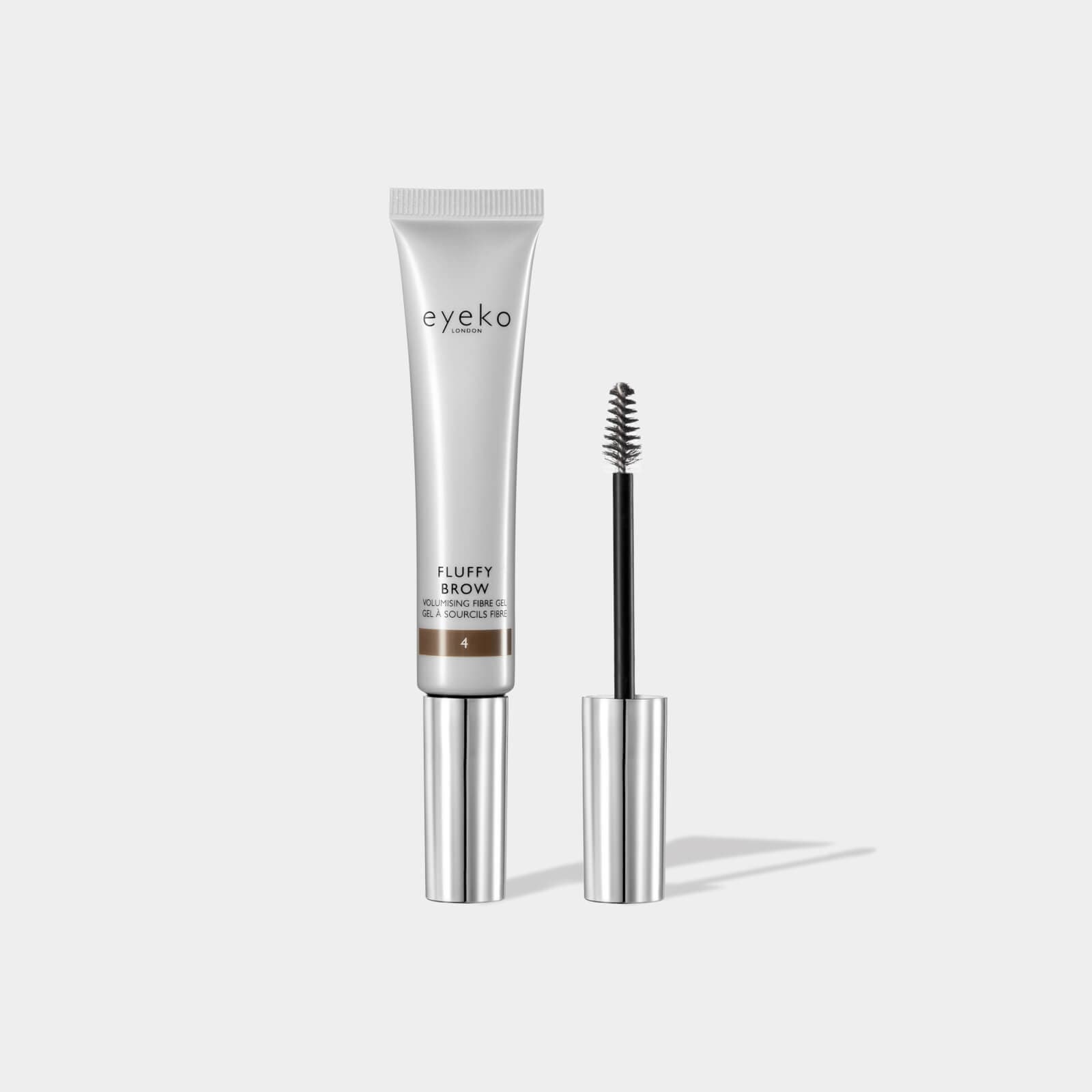 Eyeko Fluffy Brow Volumising Fibre Gel (Various Shades) - 4 - Deep Brown