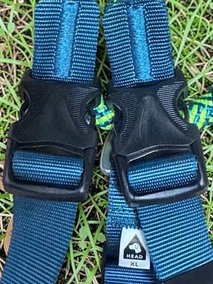 X-LARGE Arcadia Trail Maximum Mobility Rope Dog Harness NWOT BLUE & Green - Thumbnail 5