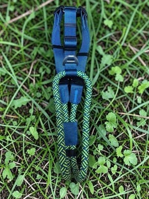 X-LARGE Arcadia Trail Maximum Mobility Rope Dog Harness NWOT BLUE & Green - Thumbnail 6