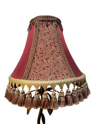 Vintage Kenroy Home Flared bell shape Lamp Shade - Thumbnail 3