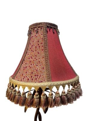 Vintage Kenroy Home Flared bell shape Lamp Shade - Thumbnail 4