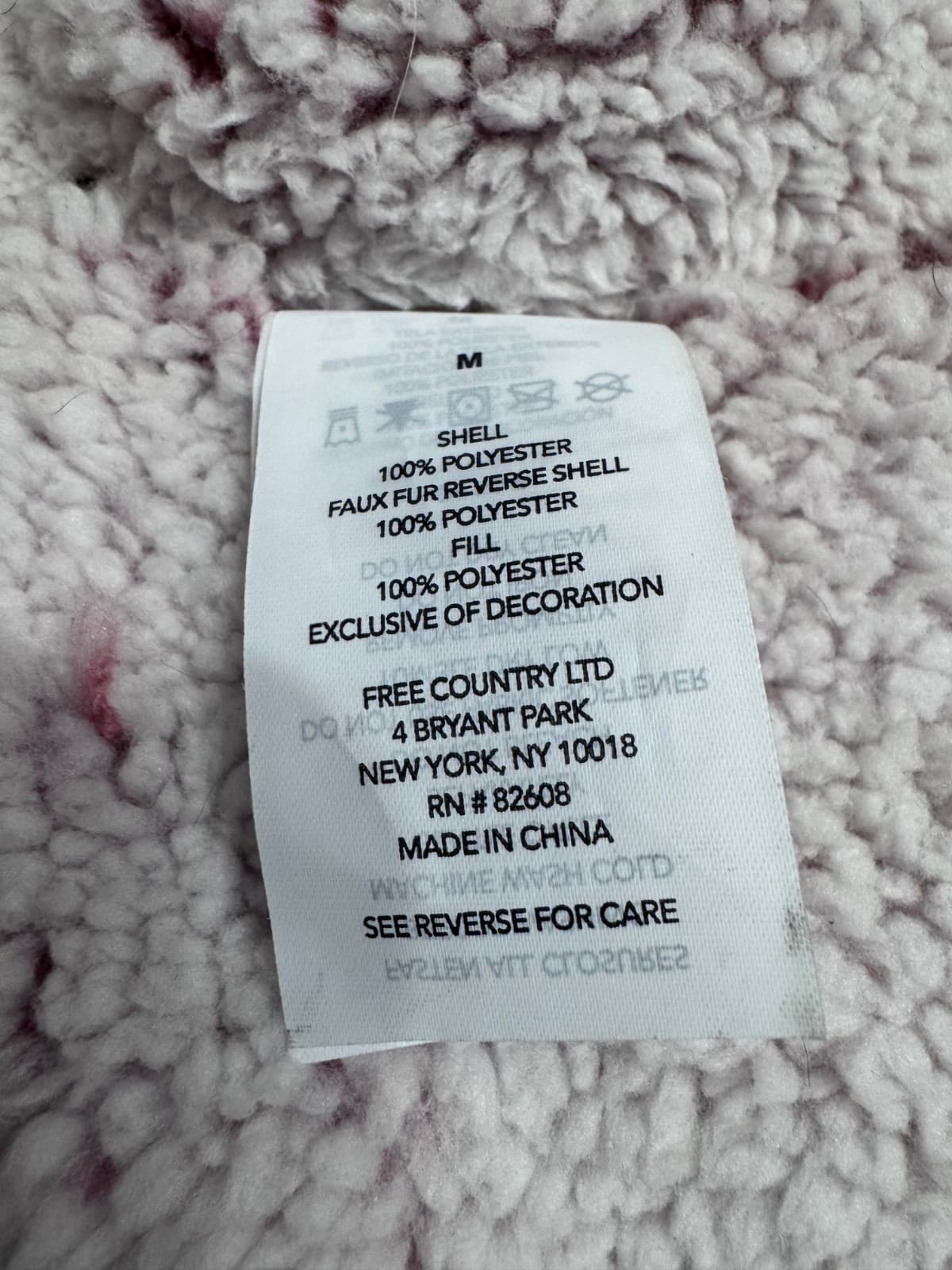 Medium Size Quilted Faux Fur Dog Jacket By Free Country - Thumbnail 3