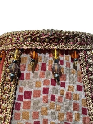 Vintage Kenroy Home Flared bell shape Lamp Shade - Thumbnail 5
