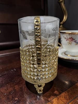 3 - Vintage Moroccan tea glasses - Thumbnail 5