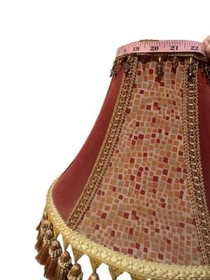 Vintage Kenroy Home Flared bell shape Lamp Shade - Thumbnail 11