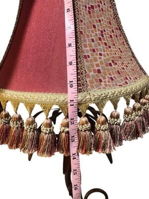 Vintage Kenroy Home Flared bell shape Lamp Shade - Thumbnail 13