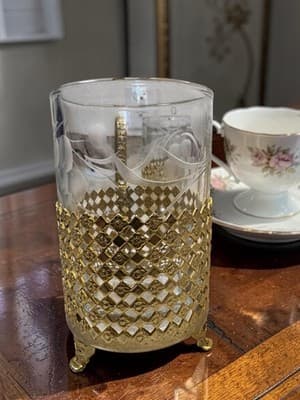 3 - Vintage Moroccan tea glasses - Thumbnail 3