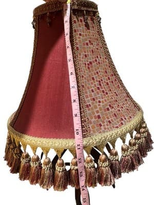 Vintage Kenroy Home Flared bell shape Lamp Shade - Thumbnail 12