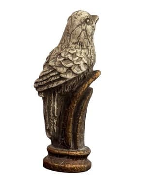 Vintage Ceramic Bird Finial From Kenroy Home Richardson Floor Lamp Model31381BRZ - Thumbnail 4