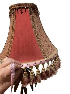 Vintage Kenroy Home Flared bell shape Lamp Shade - Thumbnail 14