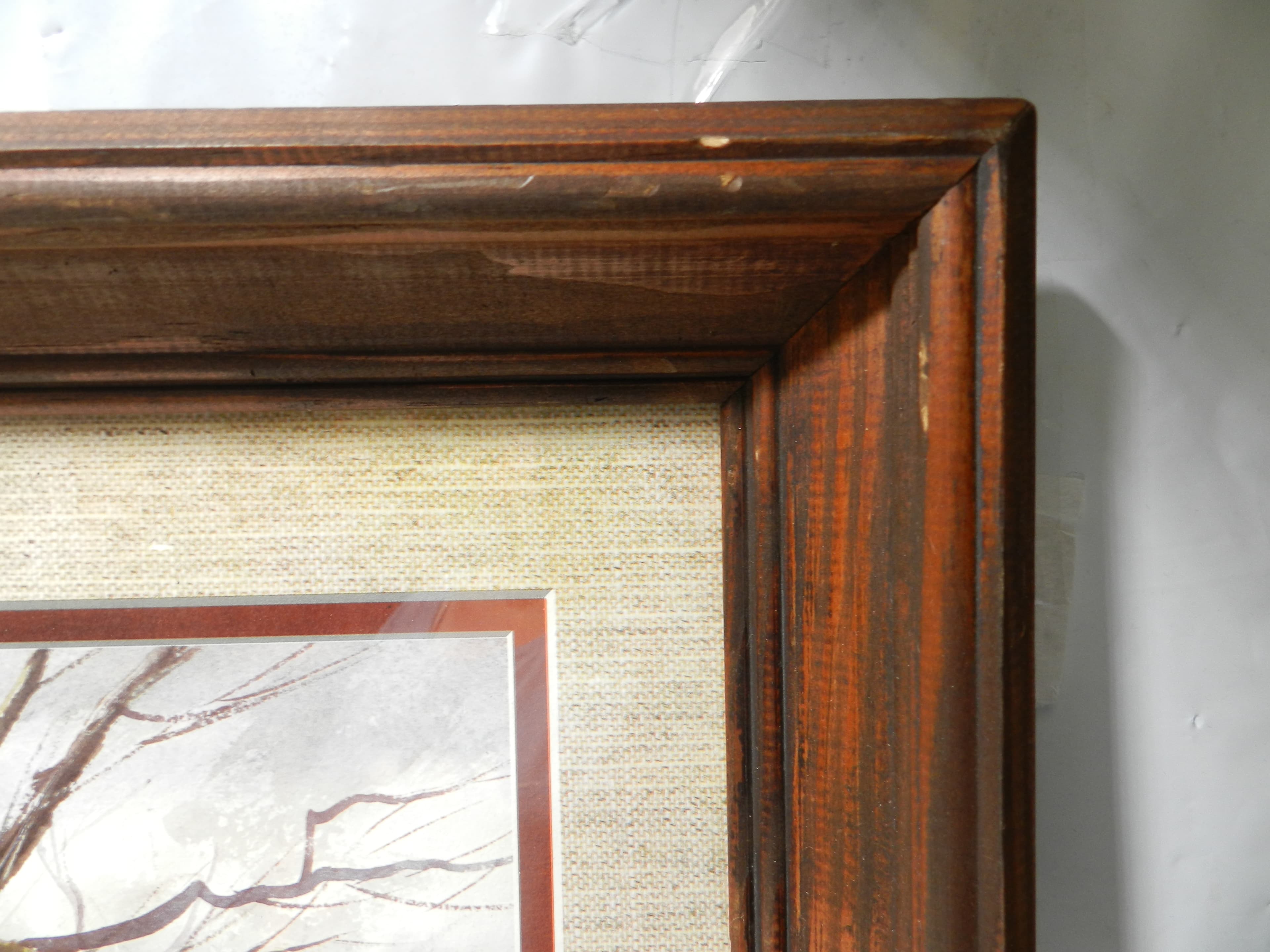 Vintage Watercolor Framed Print by Ranulph Bye “Country House” 25"x19" (O5J) - Thumbnail 2