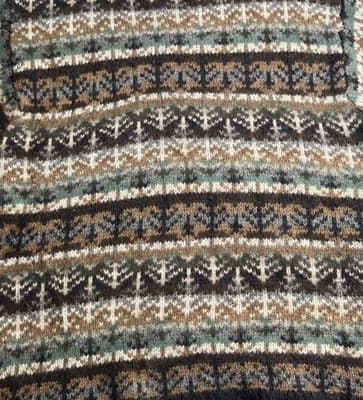 J Crew Fair Isle Sweater Men’s XL Multi Color 100% Merino Wool Crewneck Nordic - Thumbnail 3