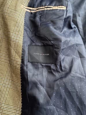 Tommy Hilfiger Gun Club Plaid Blazer Preppy Classic 38 L ***Read - Thumbnail 3