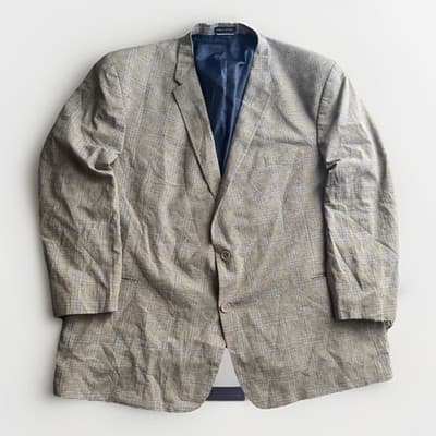 Tommy Hilfiger Gun Club Plaid Blazer Preppy Classic 38 L ***Read - Thumbnail 2