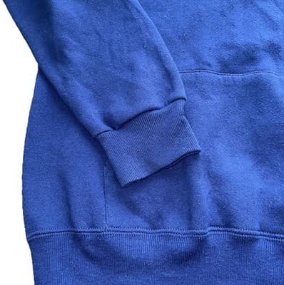 Vintage 90s JC Penney Team USA Olympics Hoodie Size M Made In USA Navy Blue - Thumbnail 3