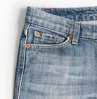 7 For All Mankind Jeans Womens 26 Light Wash Flare Low Rise Stretch Denim Y2K - Thumbnail 5