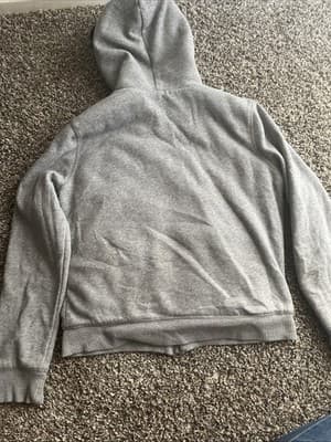 Vintage Aeropostale Fur Lined Full Zip Hoodie Womens Xl Aero Bling Logo Y2K - Thumbnail 4