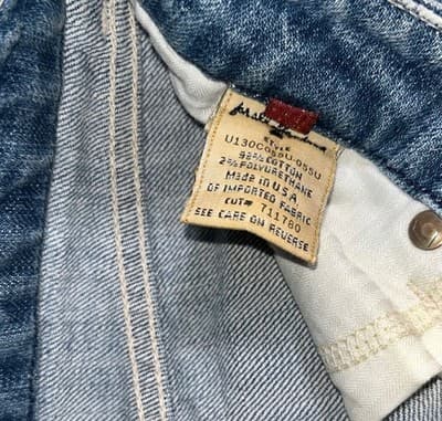 7 For All Mankind Jeans Womens 26 Light Wash Flare Low Rise Stretch Denim Y2K - Thumbnail 4