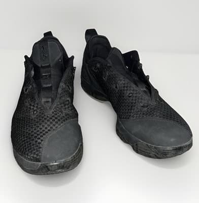 Nike LeBron 14 Low Men's Size 12 Triple Black 2017 878636-002 - Thumbnail 3