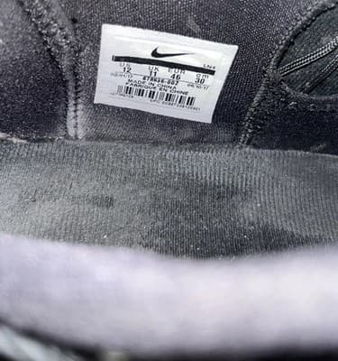 Nike LeBron 14 Low Men's Size 12 Triple Black 2017 878636-002 - Thumbnail 6