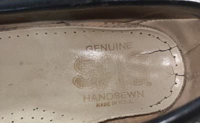 SAS Genuine Handsewn Slip On Tassel Loafers Cordovan Women Sz 8 1/2 Made USA - Thumbnail 7