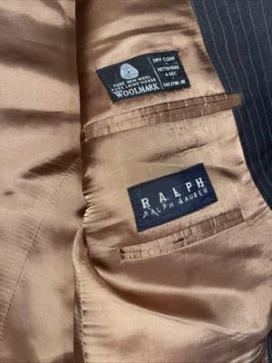 Ralph Lauren Dillard's 42R Gray Blazer Jacket Sport Coat Silk Wool - Thumbnail 4