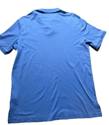Polo Ralph Lauren Mens M Short Sleeve Polo Shirt Classic Fit Blue Flesh Pony - Thumbnail 5