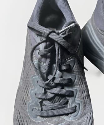 Hoka One One Bondi 9 Men's US Size 11D Triple Black Running Shoes 1162011-BBLC - Thumbnail 4