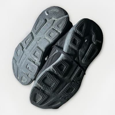 Hoka One One Bondi 9 Men's US Size 11D Triple Black Running Shoes 1162011-BBLC - Thumbnail 7