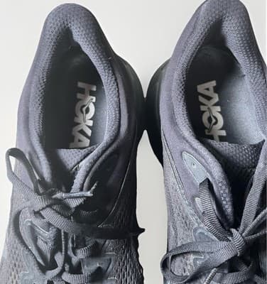 Hoka One One Bondi 9 Men's US Size 11D Triple Black Running Shoes 1162011-BBLC - Thumbnail 5