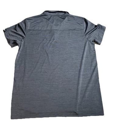 Oakley Polo Shirt Men's Size Xl/TG Gray Sporty Golf Performance Logo - Thumbnail 4