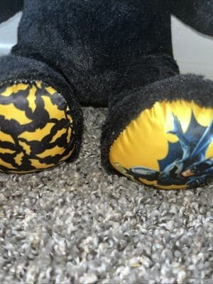 DC’s BATMAN BAB (Build A Bear) Black Bear Plush Embroidered Soft Stuffed Animal! - Thumbnail 2
