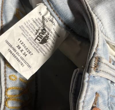 Wrangler Lainey Wilson Jeans Women 28x34 Blue Denim Boot Huggers Country Western - Thumbnail 5